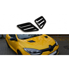 Воздухозаборники в капот на Renault Megane III RS